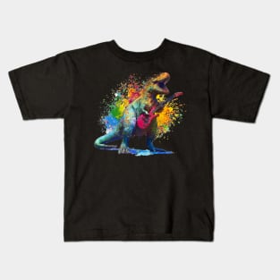 T-Rex Rocker Kids T-Shirt